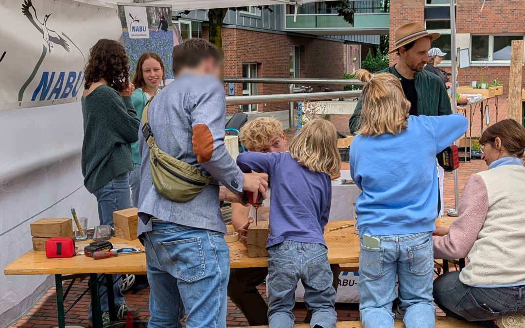 Naturschutz zum Anfassen – NABU-Münsterland auf dem 4-tel Fest und dem Zukunftsfest