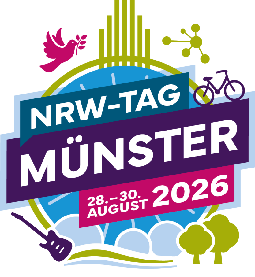 Logo des NRW-Tag Münster 2026 mit Datum